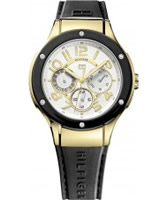 Buy Tommy Hilfiger Ladies White and Black Ainsley Chronograph Watch online