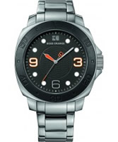 Buy BOSS Orange Mens Black and Silver H-2301 Watch online