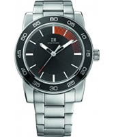 Buy BOSS Orange Mens Black and Silver H-0303 Watch online