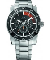 Buy BOSS Orange Mens Black and Silver H-0303 Chronograph Watch online