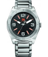 Buy BOSS Orange Mens Black and Silver H-7008 Watch online