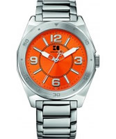 Buy BOSS Orange Mens Orange and Silver H-7008 Watch online