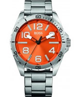 Buy BOSS Orange Mens Orange and Silver H-7004 Watch online