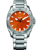 Buy BOSS Orange Mens Orange and Silver H-7006 Watch online