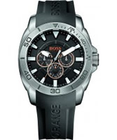 Buy BOSS Orange Mens Black H-7007 Chronograph Watch online