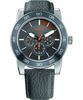 Buy BOSS Orange Mens Black H-0303 Chronograph Watch online