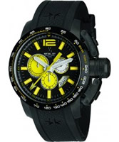 Buy Metal CH Mens Chronosport Yellow Black Watch online