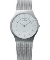 Buy Skagen Mens White and Silver Klassik Mesh Watch online