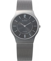 Buy Skagen Mens Grey Klassik Titanium Mesh Watch online