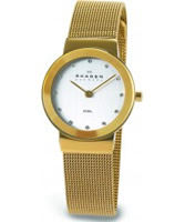 Buy Skagen Ladies White Gold Klassik Mesh Watch online