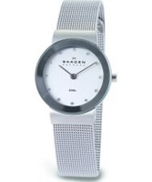 Buy Skagen Ladies Chrome Silver Klassik Mesh Watch online