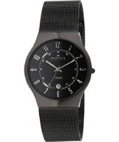 Buy Skagen Mens Black Klassik Titanium Mesh Watch online