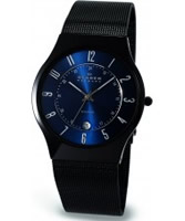 Buy Skagen Mens Blue and Black Aktiv Titanium Watch online