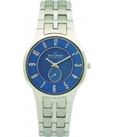 Buy Skagen Mens Blue Silver Watch online