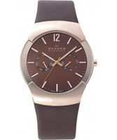 Buy Skagen Mens Swiss Brown Watch online