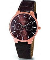 Buy Skagen Mens Multifunction Brown Watch online