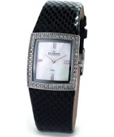 Buy Skagen Ladies Leather White Black Snake Watch online