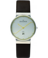 Buy Skagen Mens Silver Brown Watch online