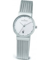 Buy Skagen Ladies Chrome Patterned Klassik Watch online