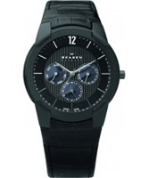 Buy Skagen Mens Steel Black Multifunction Watch online