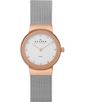 Buy Skagen Ladies Rose Gold Steel Klassik Mesh Watch online