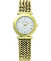 Buy Skagen Ladies Mesh Gold Watch online