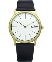 Buy Skagen Mens Brown Leather Watch online