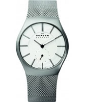 Buy Skagen Mens Silver Steel Watch online