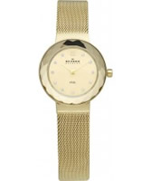 Buy Skagen Ladies Gold Klassik Mesh Watch online