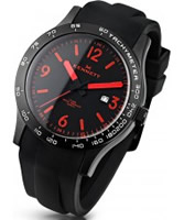 Buy Kennett Mens Altitude Black and Red Sports Watch online