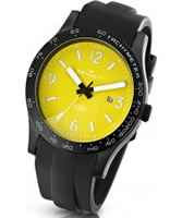 Buy Kennett Mens Altitude Yellow and White Sports Watch online