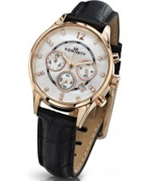 Buy Kennett Ladies Chronograph Savro Gold and Black Strap Watch online