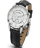 Buy Kennett Ladies Chronograph Savro Silver and Black Strap Watch online