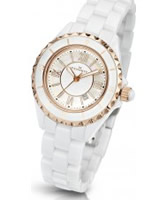 Buy Kennett Ladies Classic White Ceramic Bracelet Watch online