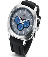 Buy Kennett Mens Challenger Silver and Black Chronograph Watch online