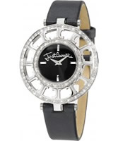 Buy Just Cavalli Ladies Black Multilogo Watch online