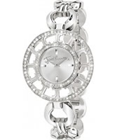 Buy Just Cavalli Ladies Silver Multilogo Watch online