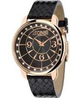 Buy Just Cavalli Ladies Gold and Black Trendy Watch online