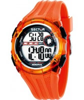 Buy Sector Mens Street Digital Orange PU Strap Watch online