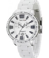 Buy Sector Mens 400 Range Chronograph White Steel Watch online