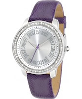 Buy Just Cavalli Ladies Purple Shiny Watch online