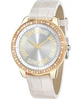 Buy Just Cavalli Ladies White Shiny Watch online