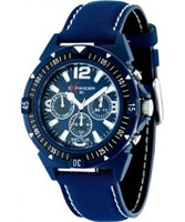 Buy Sector Mens Expander 90 Multi Dial Blue Fabric Watch online