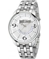 Buy Just Cavalli Mens Silver Earth Watch online