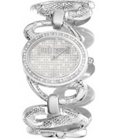 Buy Just Cavalli Ladies Silver Sinuous Watch online