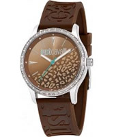 Buy Just Cavalli Ladies Brown Huge Watch online