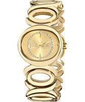 Buy Just Cavalli Ladies Gold Double Watch online