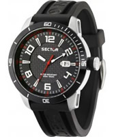 Buy Sector Mens 850 Range Black PU Watch online