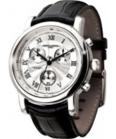 Buy Jorg Gray Mens Chronograph Leather Strap Watch online