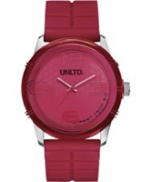Buy UNLTD by Marc Ecko The Fuse Red Plastic Watch online